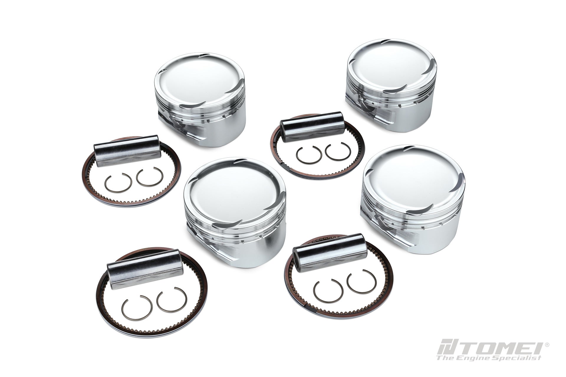 TOMEI FORGED PISTON KIT 4B11 2.3 87.00mm