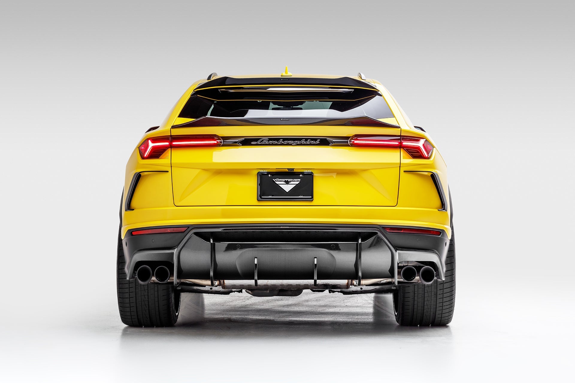 AERO UX-07 Edizione Aero Rear Diffuser Carbon Fiber PP 2x2 Glossy