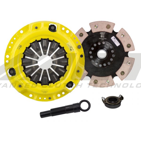 ACT 1991 Toyota Corolla XT/Race Rigid 6 Pad Clutch Kit