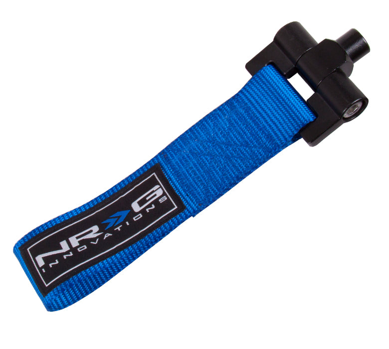 NRG Bolt-In Tow Strap Blue - Honda S2000 00-08 / FIT/Jazz 03-07 (5000lb. Limit)