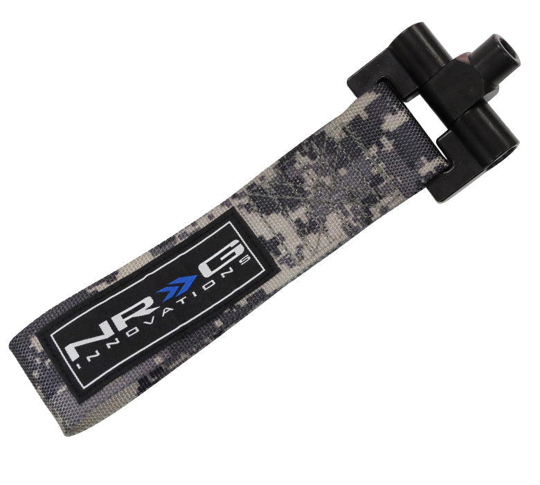 NRG Bolt-In Tow Strap Digital Camo- Nissan 350z 02-03 / Infiniti G35 02-03 (5000lb. Limit)