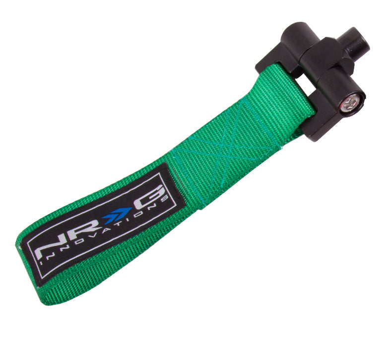 NRG Bolt-In Tow Strap Green - Scion Fr-S 2012+ / Subaru BRZ 2012+ (5000lb. Limit)