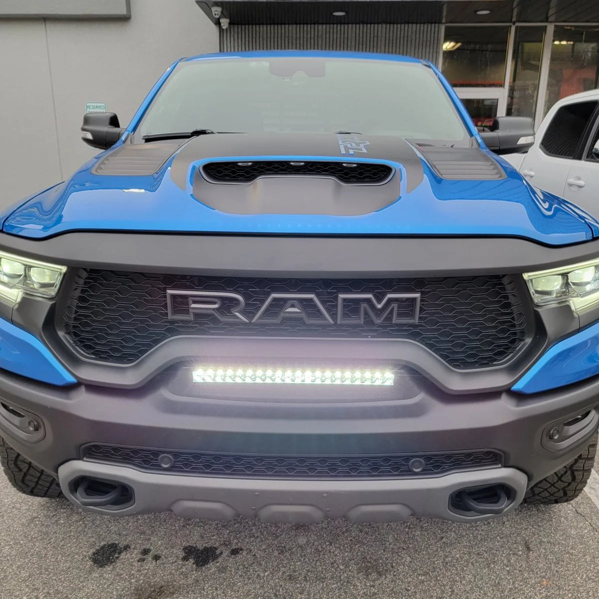 ORACLE Lighting 19-22 RAM Rebel/TRX Front Bumper Flush LED Light Bar System - White SEE WARRANTY