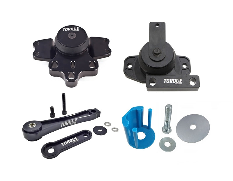 Torque Solution Engine,Transmission & Pendulum Mount Kit w/ Race Insert: Audi A3 & TT MK2 2.0T FSI