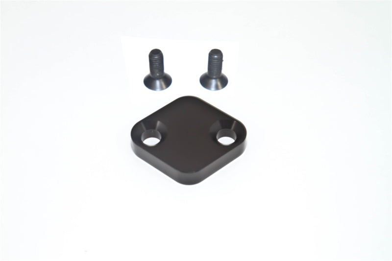 Torque Solution Billet EGR Delete Kit ( Black No Logo): Mitsubishi Evolution 2003-2006