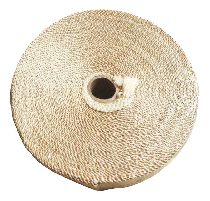 Torque Solution Fiberglass Exhaust Wrap (Tan): Universal 1" x 50'