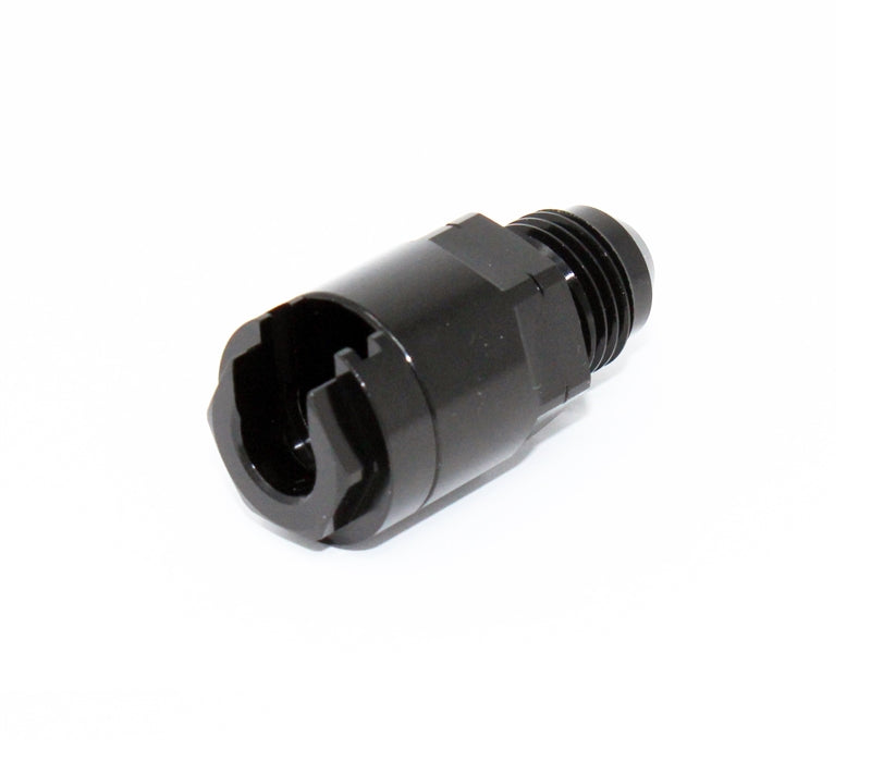 Torque Solution Locking Quick Disconnect Adapter Fitting: 3/8in SAE to -6AN Male Flare