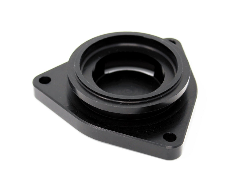 Torque Solution Tial Blow Off Valve Adapter (Black): Hyundai Genesis Coupe 2.0T 2010+