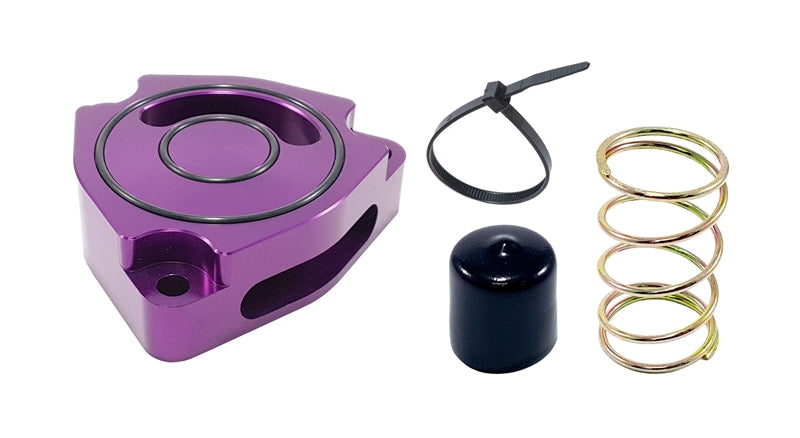 Torque Solution Blow Off BOV Sound Plate (Purple): Hyundai Veloster Turbo