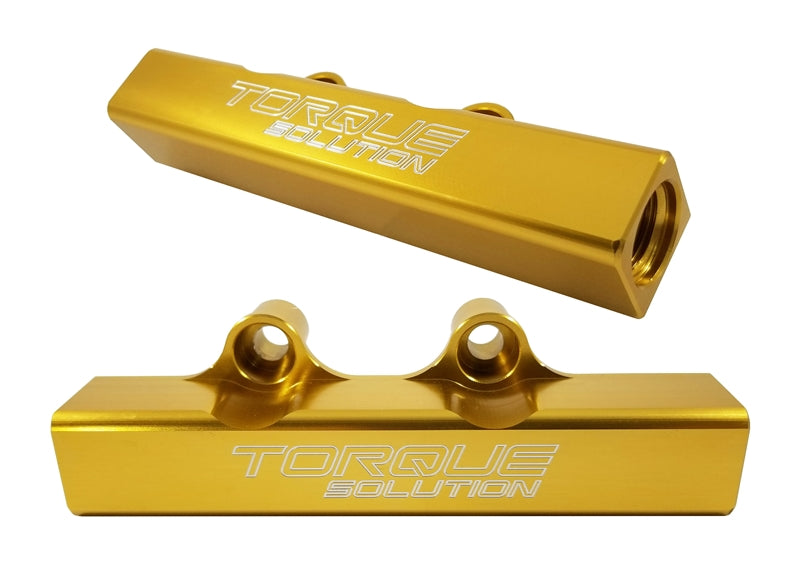 Torque Solution Top Feed Fuel Rails (Gold): Subaru WRX 02-14, STI 07-18, LGT 07-12, FXT 06-13