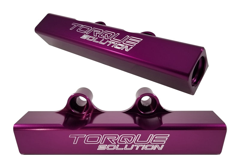 Torque Solution Top Feed Fuel Rails (Purple): Subaru WRX 02-14, STI 07-18, LGT 07-12, FXT 06-13