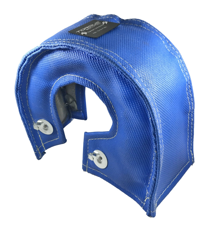 Torque Solution Thermal Blanket (Blue) Fits T3/T4/T25/T28 & GT25/28/30/32/35/37 Turbo Back Housings