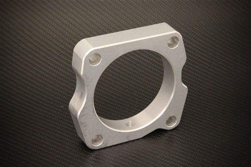 Torque Solution Throttle Body Spacer (Silver): Acura TSX V6 2010+