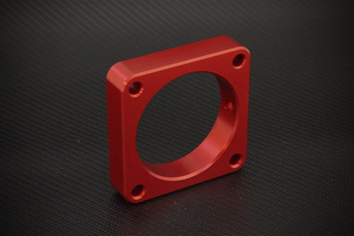 Torque Solution Throttle Body Spacer (Red): Nissan Sentra SE-R Spec V 2007-2012