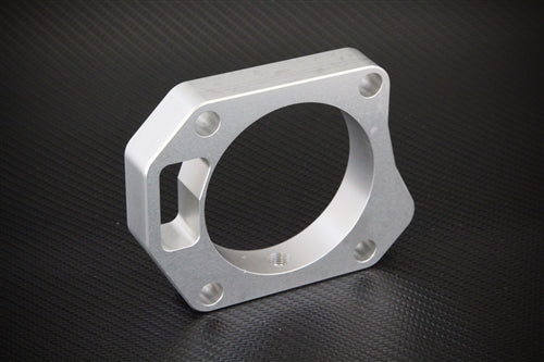 Torque Solution Throttle Body Spacer (Silver): Honda Civic Si 2006-2011 70mm