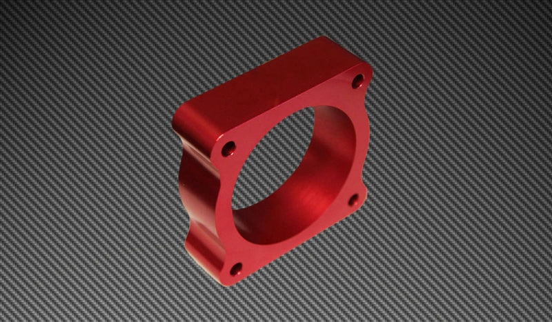 Torque Solution Throttle Body Spacer (Red): Ford Focus ST 2013+