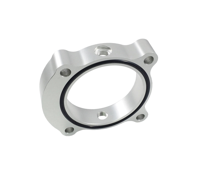 Torque Solution Throttle Body Spacer (Silver): Hyundai Sonata 2.0T