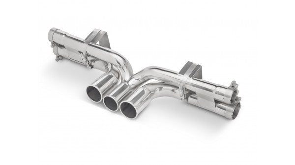 TUBI 997 GT3 THREE TIPS STRAIGHT PIPES EXHAUST - 0