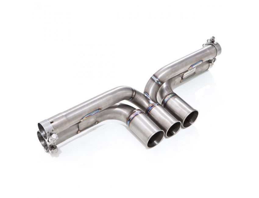 TUBI 997 GT3 THREE TIPS TITANIUM STRAIGHT PIPES EXHAUST