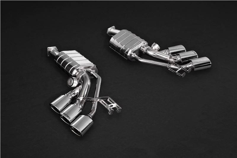 Mercedes G63/500 5.5L V8 BiTurbo AMG (W463, 2012-2018) - Valved Triple Mufflers With CES-3 With ECE