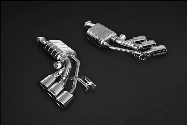 Mercedes G500 4.0L V8 BiTurbo (W 464, 2019-) - Valved Triple Mufflers With CES-3 With ECE