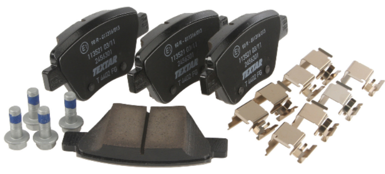 Audi VW Brake Pad Set - Textar 5K0698451D