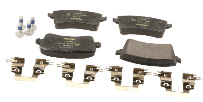 Audi Disc Brake Pad Set - Textar 8K0698451F