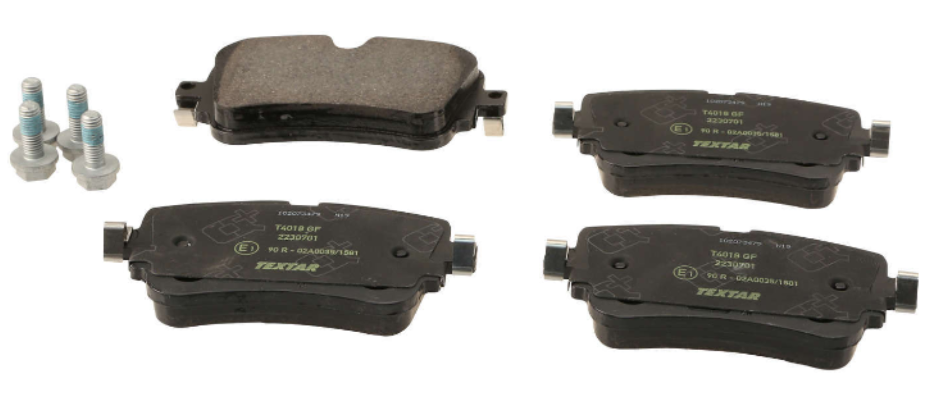 Audi Brake Pad Set - Textar 4M0698451BM