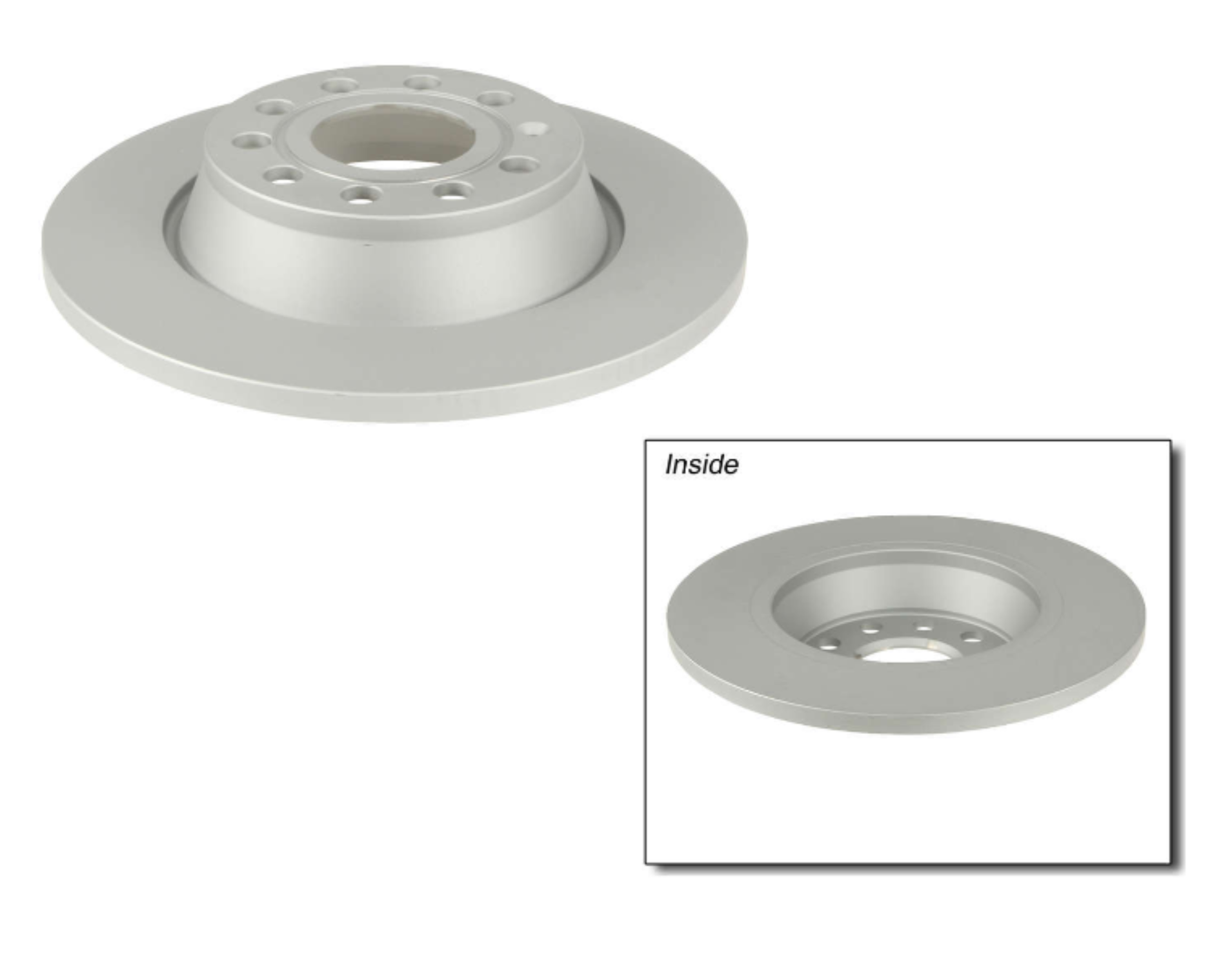 Audi VW Brake Disc - Zimmermann 1K0615601AD