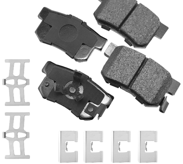 AKEBONO Pro-ACT Ultra-Premium Ceramic Rear Brake Pads 2005-2016 Honda CR-V