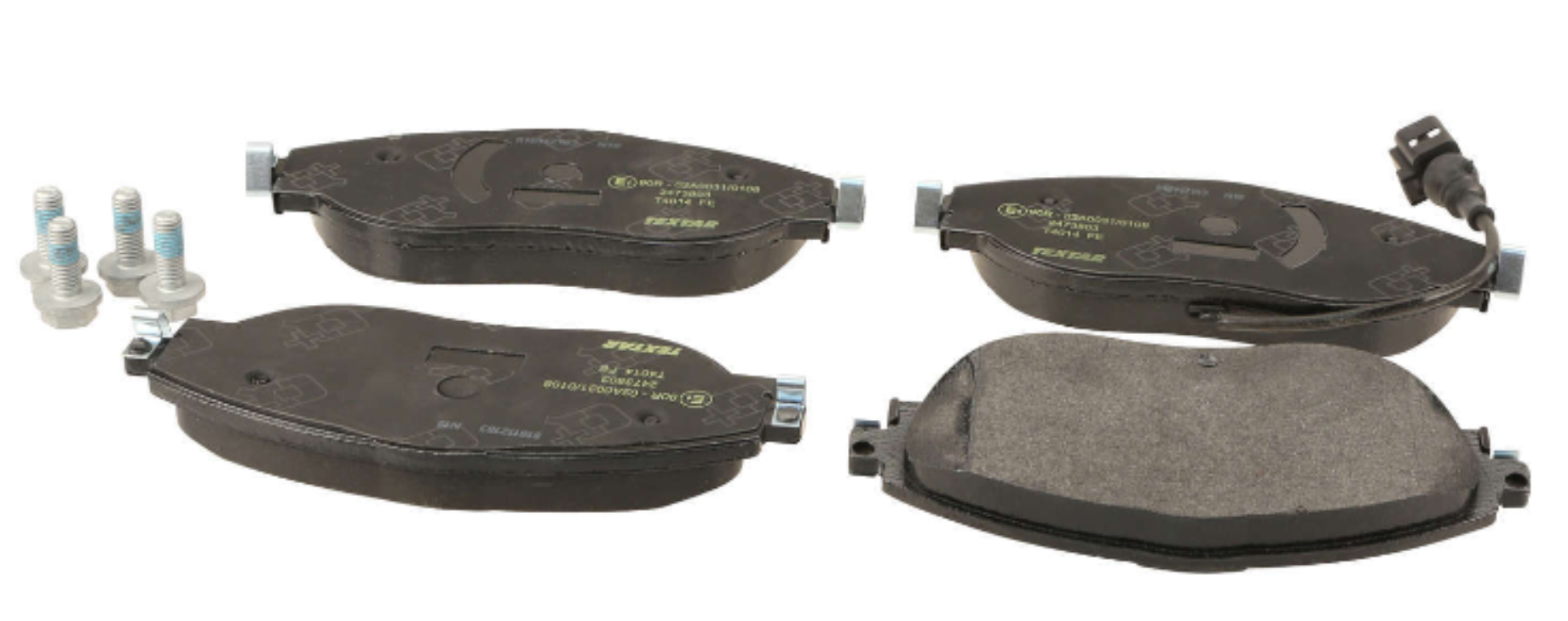 Audi VW Brake Pad Set - Textar 8V0698151C