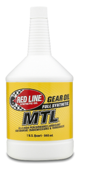 75W80 MTL Gear Oil (1 Quart) - Red Line 50204