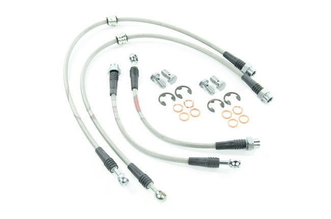 USP STAINLESS STEEL BRAKE LINE KIT (BOSCH CALIPERS) FOR 2011+ MK6