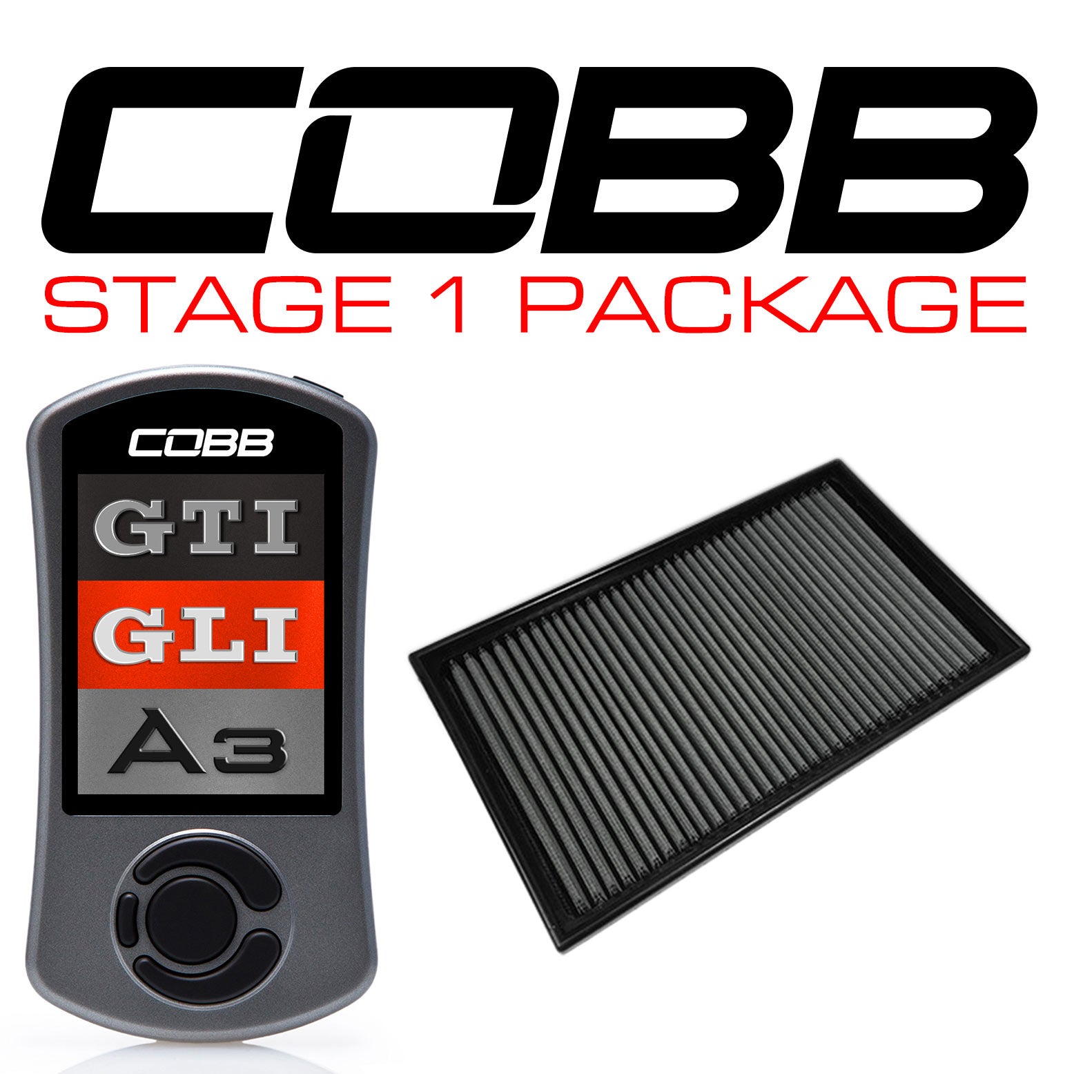 STAGE 1 POWER PACKAGE FOR VOLKSWAGEN (MK7/MK7.5) GTI, JETTA (A7) GLI, AUDI A3 (8V)