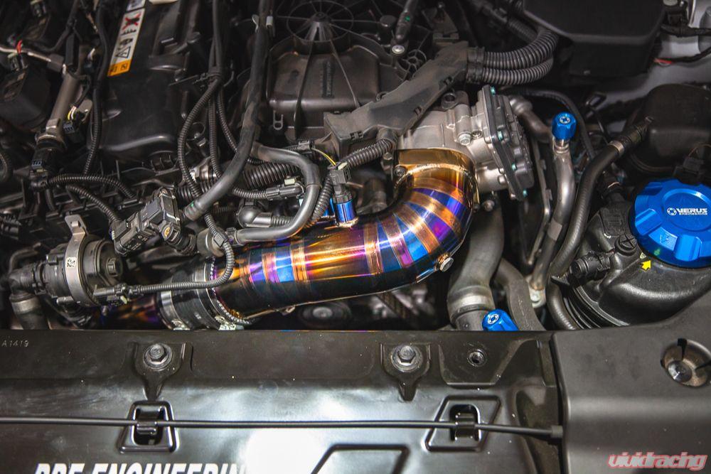 VR Performance Toyota Supra MKV Titanium Chargepipe and J-Pipe Kit BMW 2015-2021