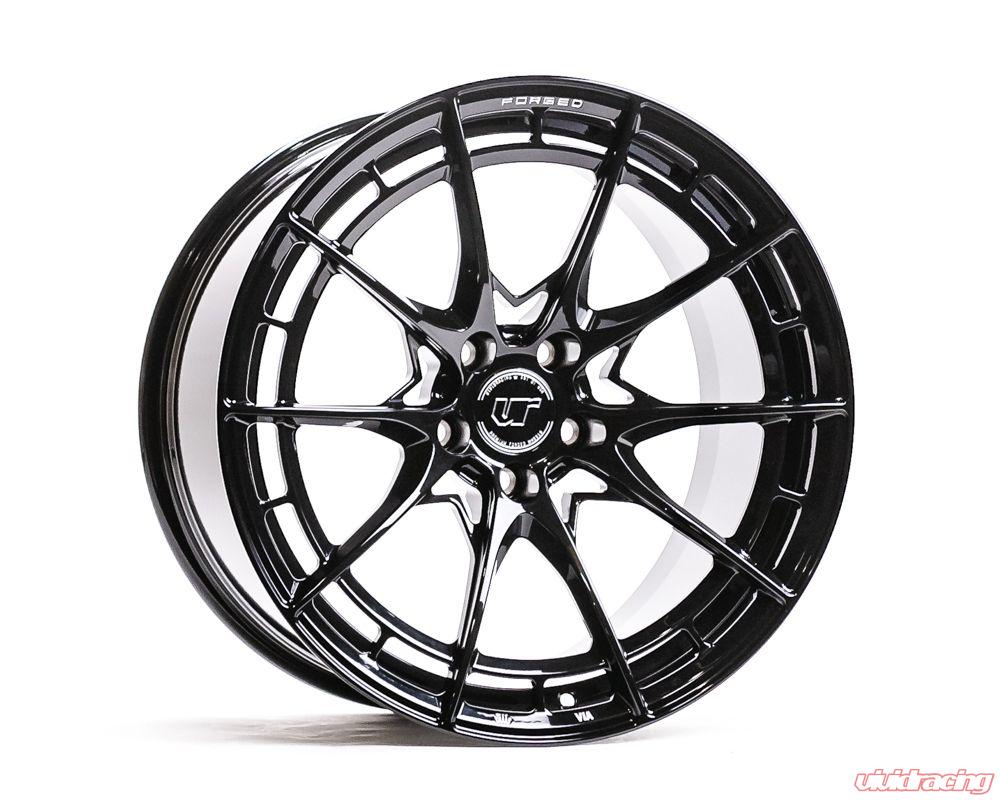 VR Forged D03-R Wheel Package Nissan 400Z 19x9.5 19x10.5 Gloss Black