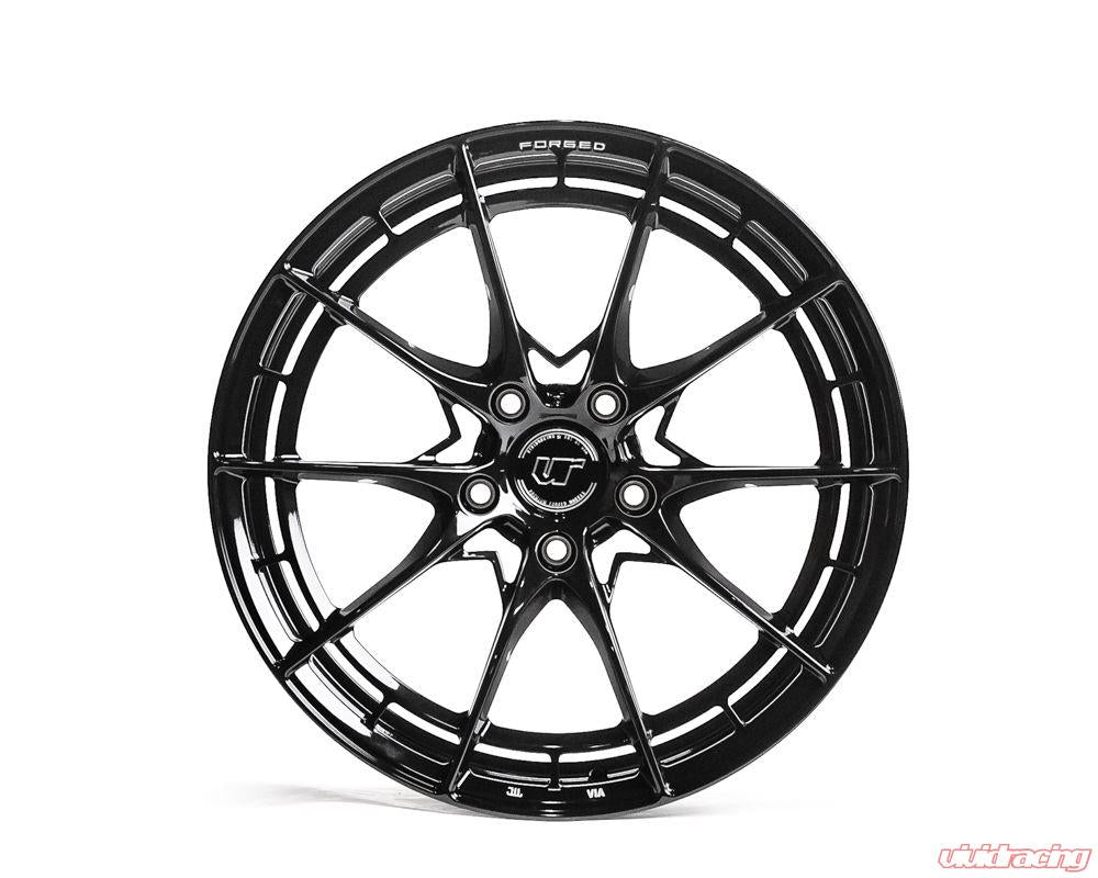 VR Forged D03-R Wheel Package Audi A4 Allroad 20x10.5 Squared Gloss Black - 0