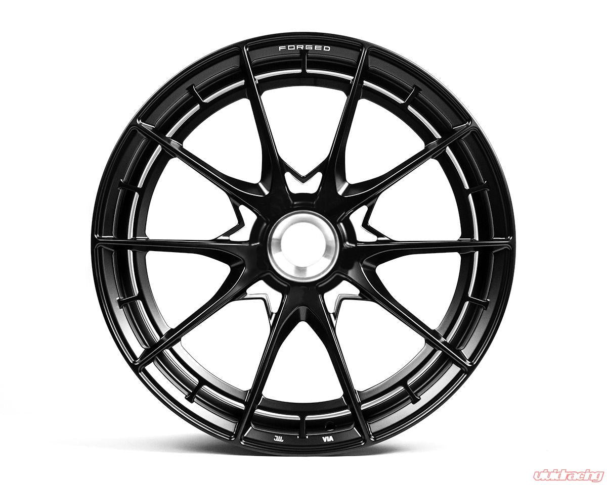 VR Forged D03-R Wheel Package Porsche 991 GT3 | 991 Turbo 20x9 20x12 Centerlock Matte Black - 0