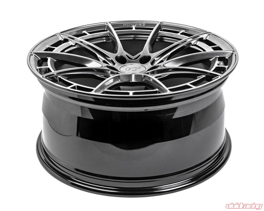 VR Forged D03-R Wheel Package Infiniti G37 19x9.5 19x10.5 Hyper Black