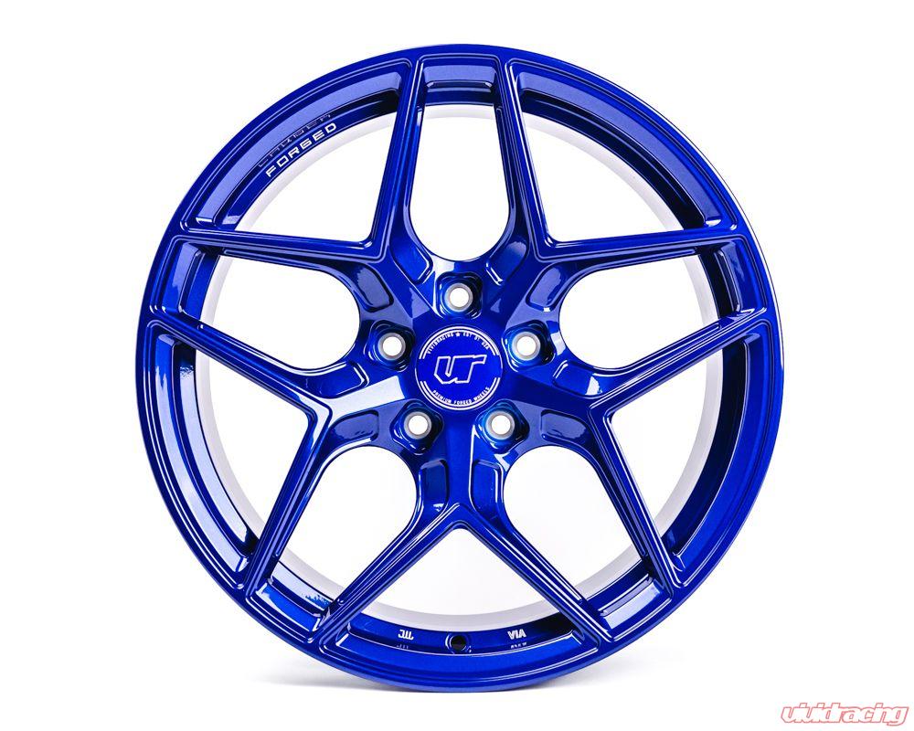 VR Forged D04 Wheel Package Subaru WRX STI 18x9.5 Dark Blue - 0