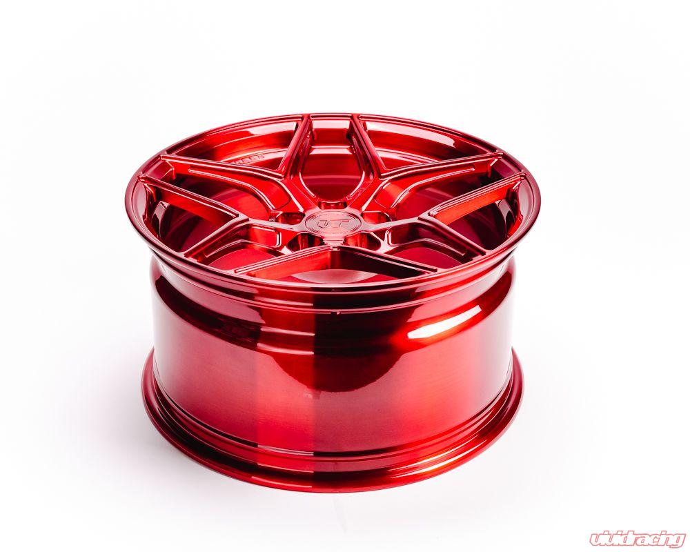 VR Forged D04 Wheel Package Porsche 997 Carrera 19x8.5 19x11 Brushed Red