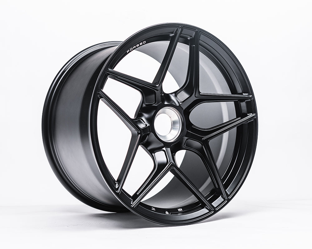 VR Forged D04 Wheel Package Porsche 992 Turbo 20x9.0 21x11.5 Matte Black