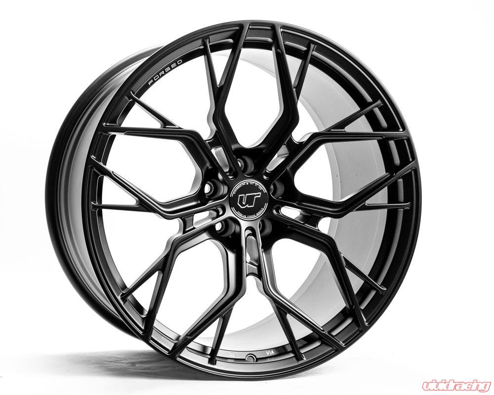 VR Forged D05 Wheel Package Audi R8 | Lamborghini Huracan 20x9.0 21x12 Matte Black - 0