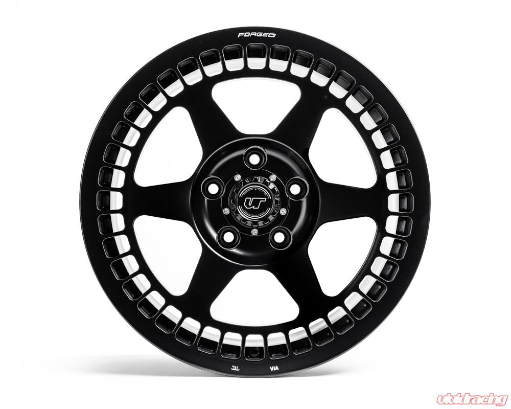 VR Forged D07 Wheel Package Porsche Cayenne 955 957 958 Overland 18x9 Matte Black - 0