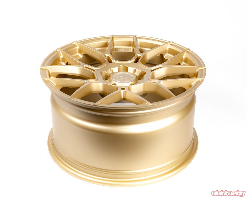 VR Forged D09 Wheel Package Subaru WRX STI 18x9.5 Satin Gold - 0