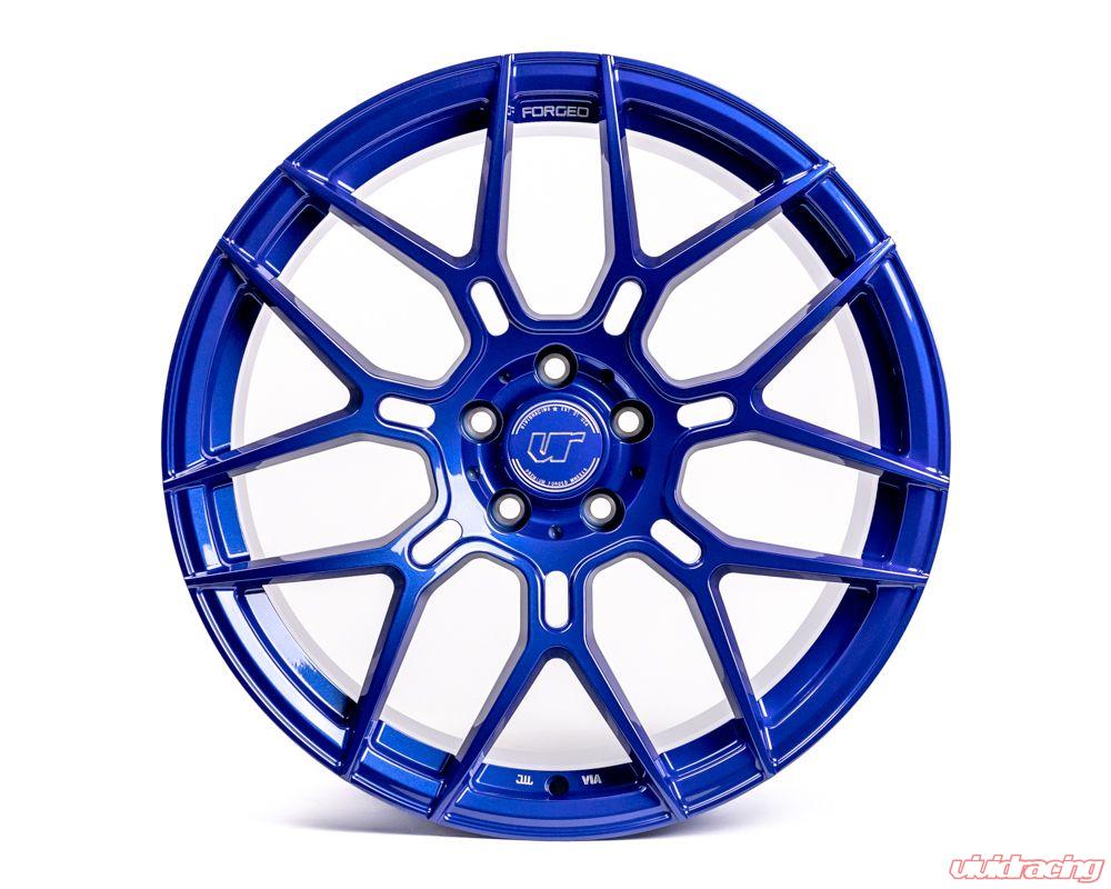 VR Forged D09 Wheel Package Nissan GT-R 20x10 20x12 Dark Blue - 0