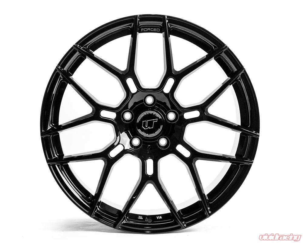 VR Forged D09 Wheel Package Audi A4 S4 B8 B9 19x9.5 Gloss Black - 0