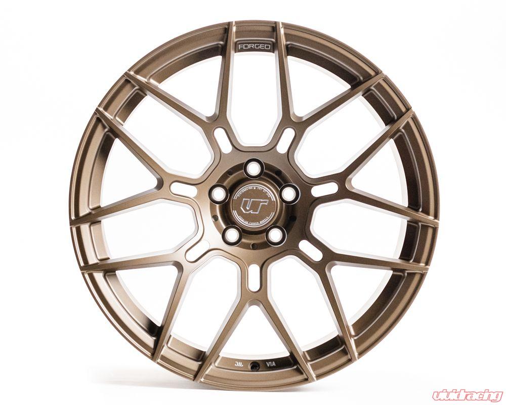 VR Forged D09 Wheel Package Nissan GT-R 20x10 20x12 Satin Bronze - 0