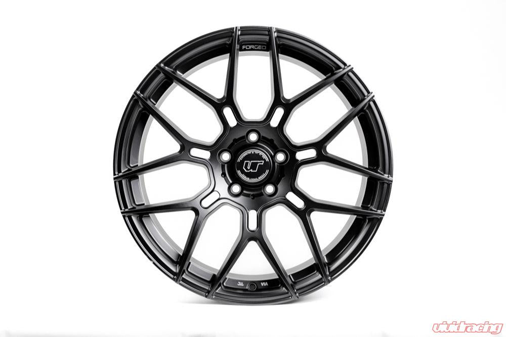 VR Forged D09 Wheel Package Nissan GT-R 20x10 20x12 Matte Black - 0