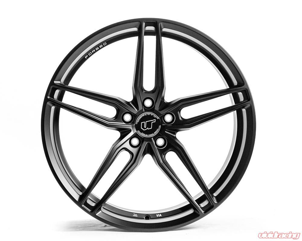 VR Forged D10 Wheel Package Nissan GT-R 20x10 20x12 Matte Black - 0